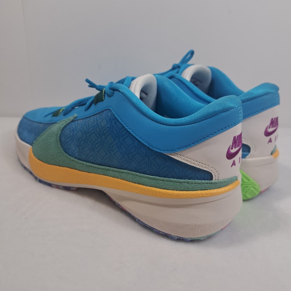 NIKE ZOOM FREAK‎ 5 BASKETBALL SHOES MEN'S SZ 11 BLUE LIGHTNING DX4985 400 NIB - Picture 2 of 13